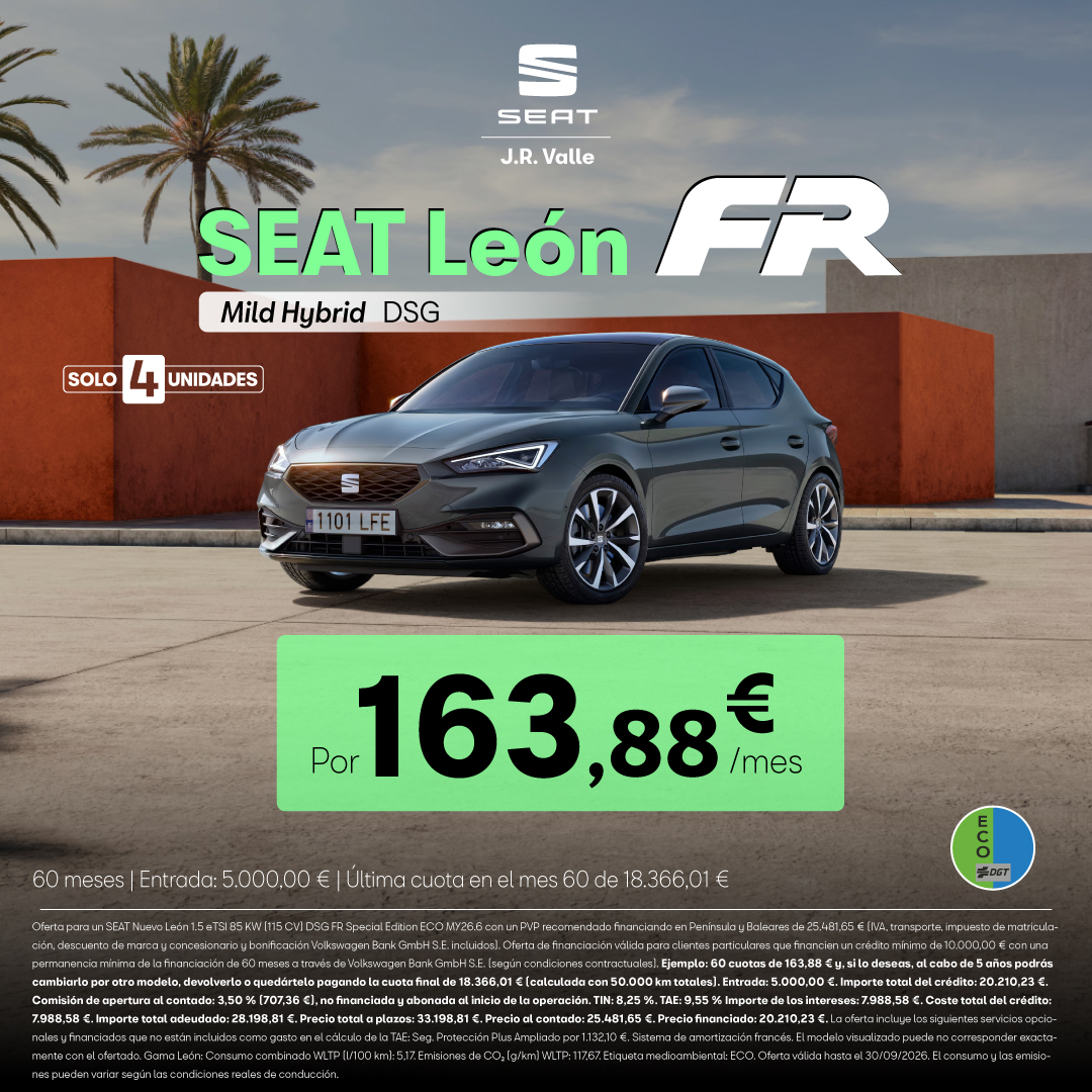 SEAT VN Leon FR 16388 agosto 26