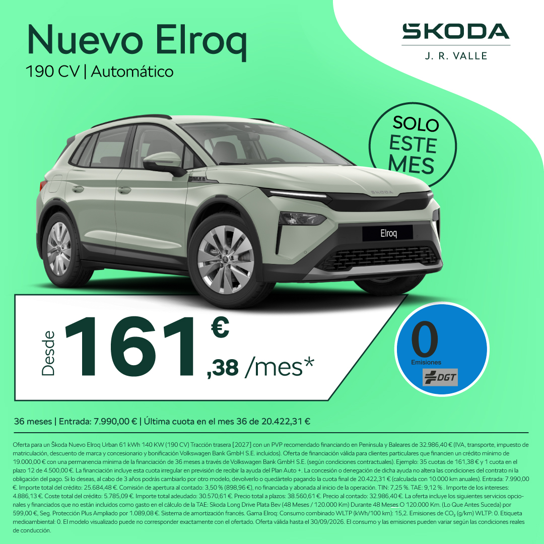SKODA VN Elroq 16138 E agosto 26