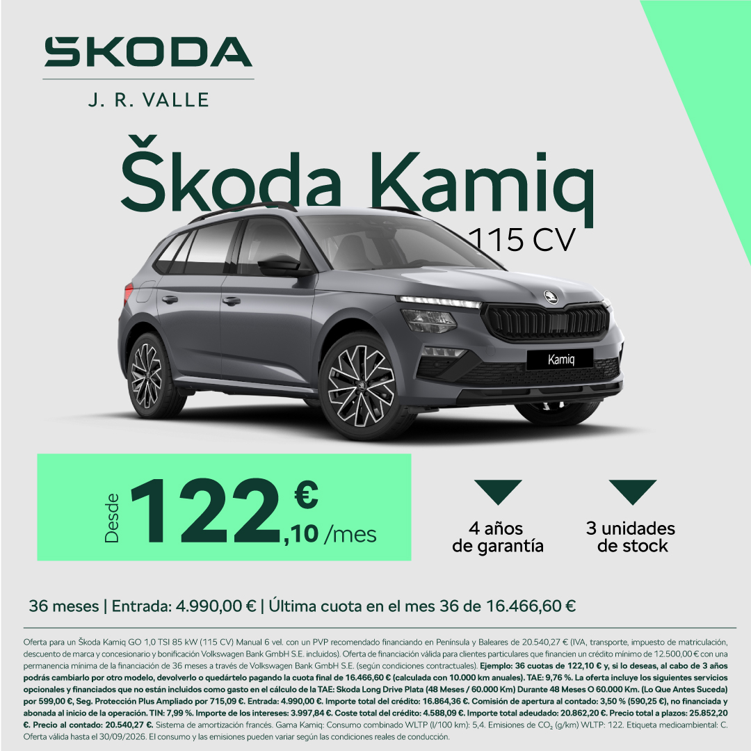 SKODA VN Kamiq 12210 E agosto 26