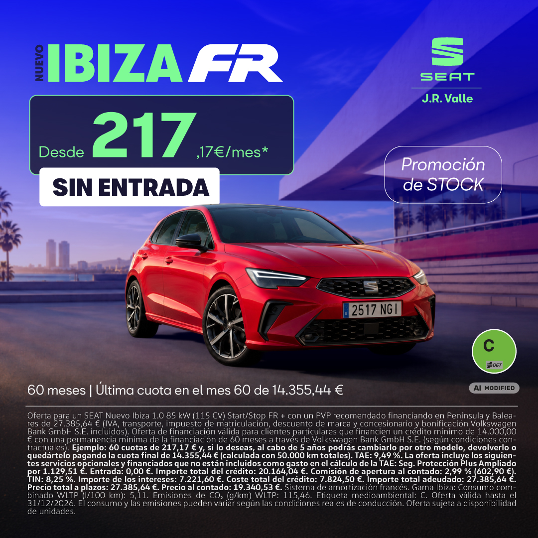 SEAT VN Ibiza FR 21717E octubre 26