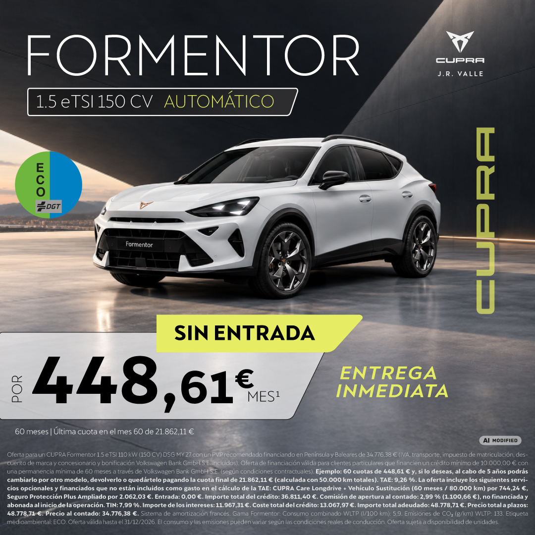 CUPRA VN Formentor 44861E octubre 26