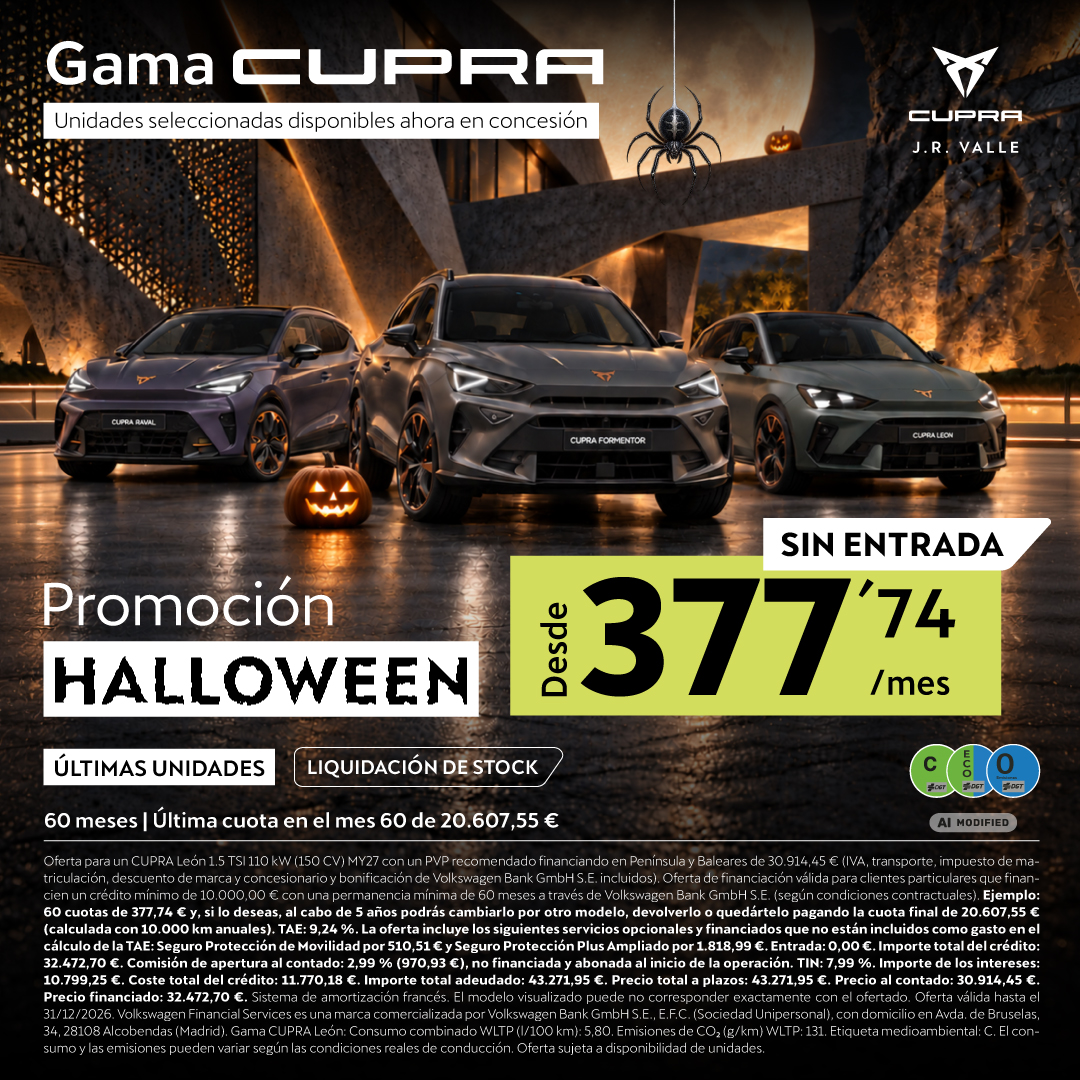 CUPRA VN Generica Halloween 37774 octubre 26