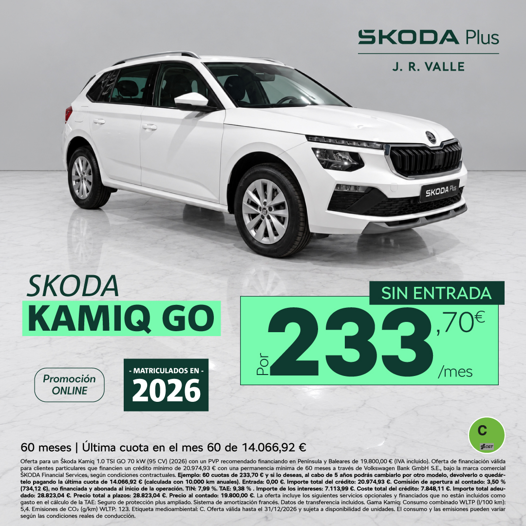 SKODA VO Kamiq 23370E octubre
